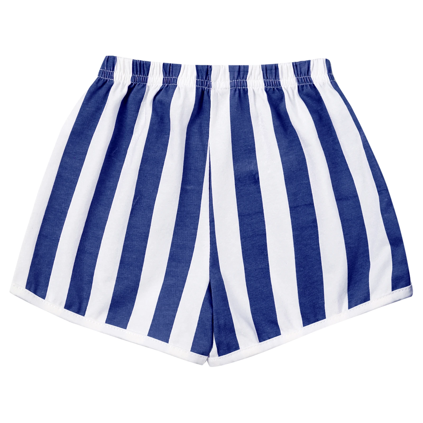 Description Picture 4 of itemBaby Boys Girls Fashion Casual Cotton Shorts Summer Candy Color Striped Versatile Shorts for Beach Holiday Daily Party Home Wear