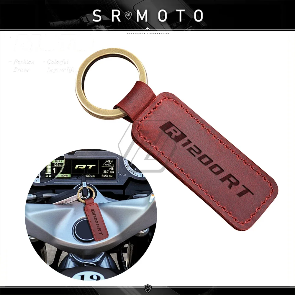 

Motorcycle Cowhide Keychain Key Ring Fit for BMW Motorrad R1200RT R1200 RT