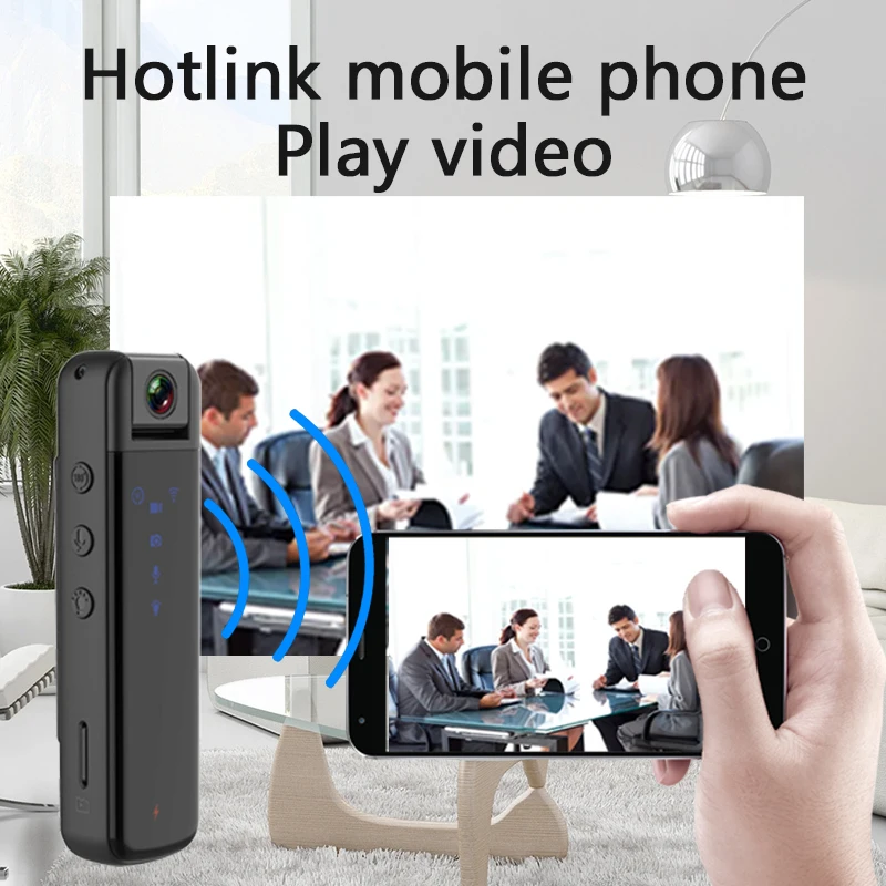 1080P high-definition night vision mini WiFi hotspot camera mini sports camera mini outdoor camera law enforcement recorder