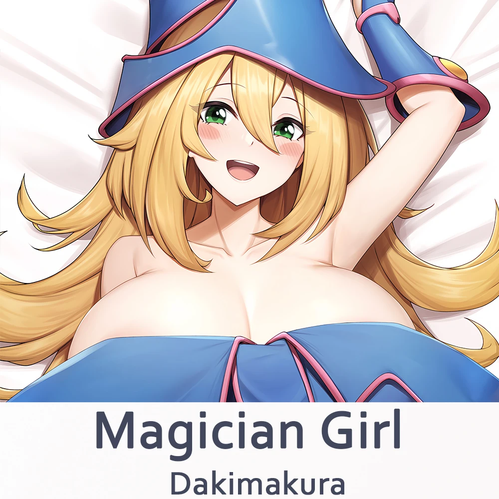 

Chocolate Magician Girl Dakimakura 2WAY Hugging Body Pillow Case Anime Otaku Pillow Cushion Cover Xmas Gifts