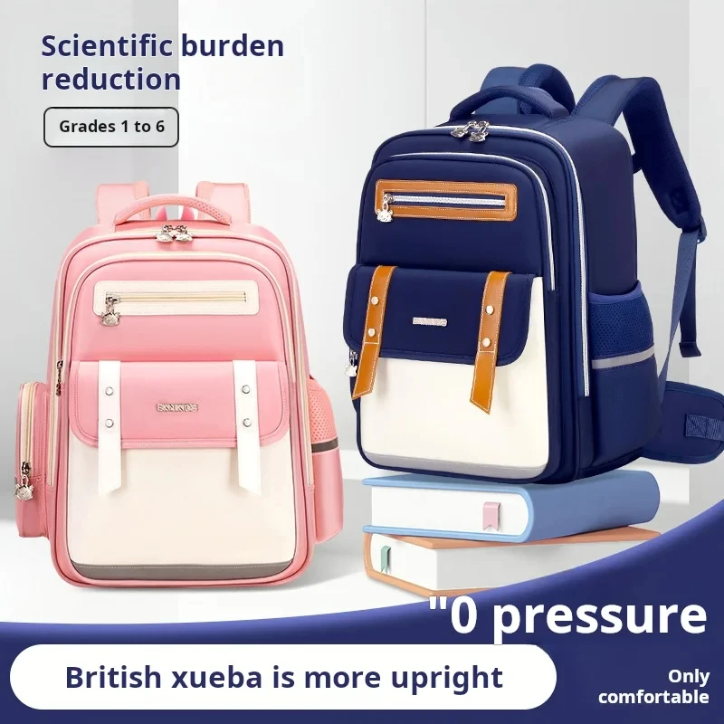 School Bag New Cute School Backpack for Girls Children Kawaii Bookbags Primary Students Gift Large Capacity Backpack Fashion