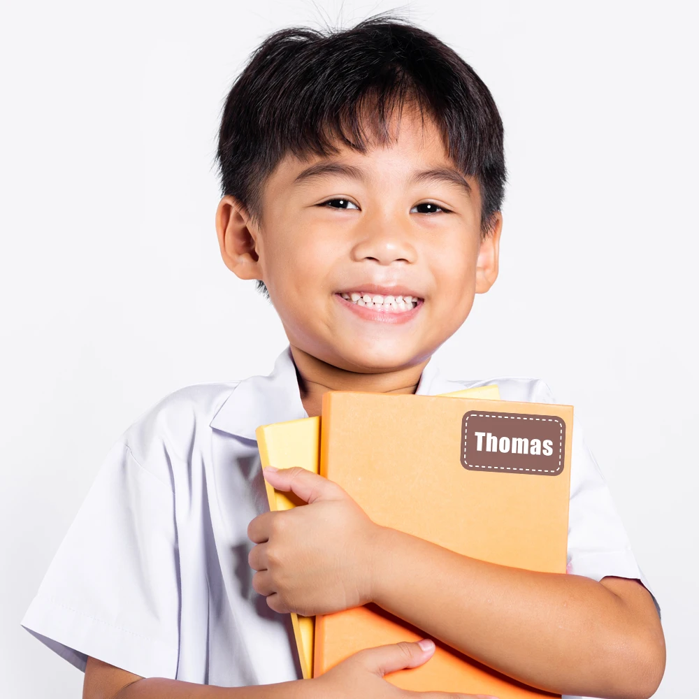 120pcs 방수 이름 스티커 사용자 정의 편지지 전사 술 어린이를위한 개인화 된 이름 접착 라벨 Morandi 병 태그