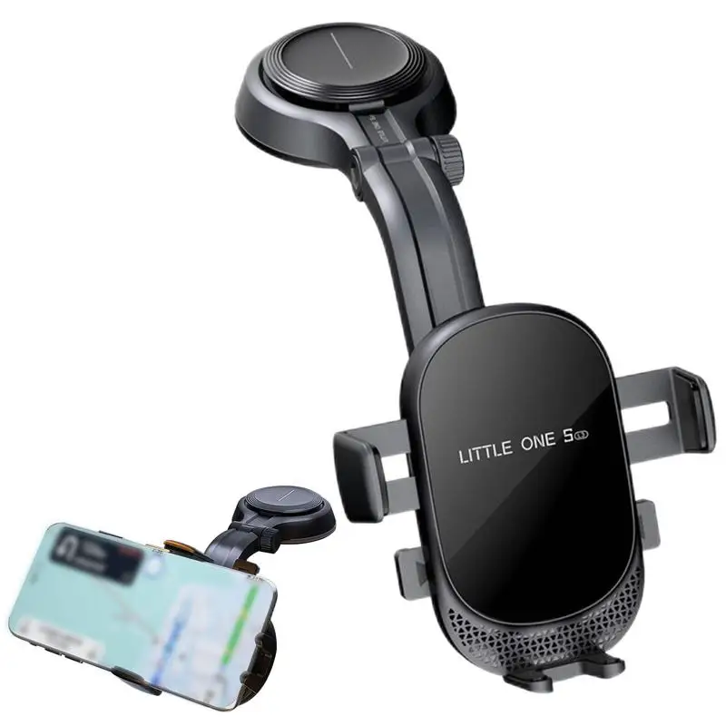 

Phone Holder For Car Adjustable Car Phone Cradle Cell Phone Holder Car For Dashboard & Windshield Suction Cup Strong Sticky 360