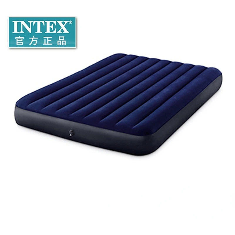 Inflatable Bed Home Outdoor Single and Double Air Mattress Increase Thick Blue Folding Convenient Mattress Multifunction Beds
