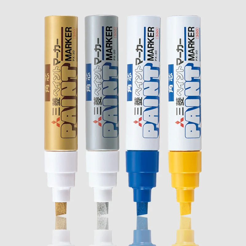 Paint Pen UNI PX-30 Oil Based Markers Permanent 4-8.5MM Multi Surface Car Decoration Graffiti