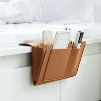 Organisateur suspendu pour lit de bébé – Poches de rangement en feutre pour canapé, chevet, télécommande et solution de rangement pour jouets 4