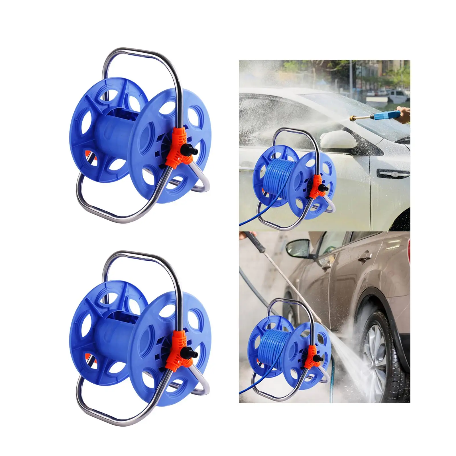 Water Hose Reel Garden Hose stand for Irrigation System Car Wash Lawn -  AliExpress