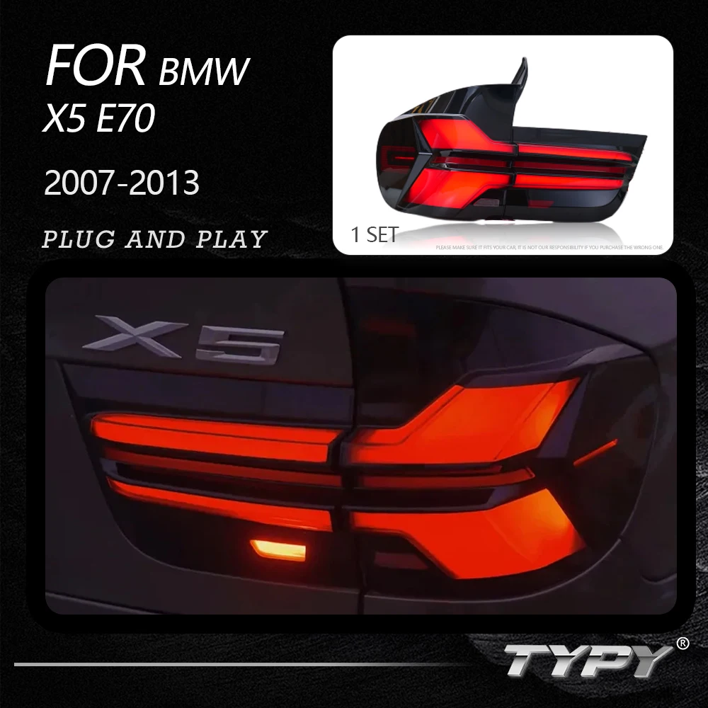 

TYPY Car Headlights For BMW X5 E70 2007-2013 LED Car Lamps Daytime Running Lights Dynamic Turn Signals Car Accessories