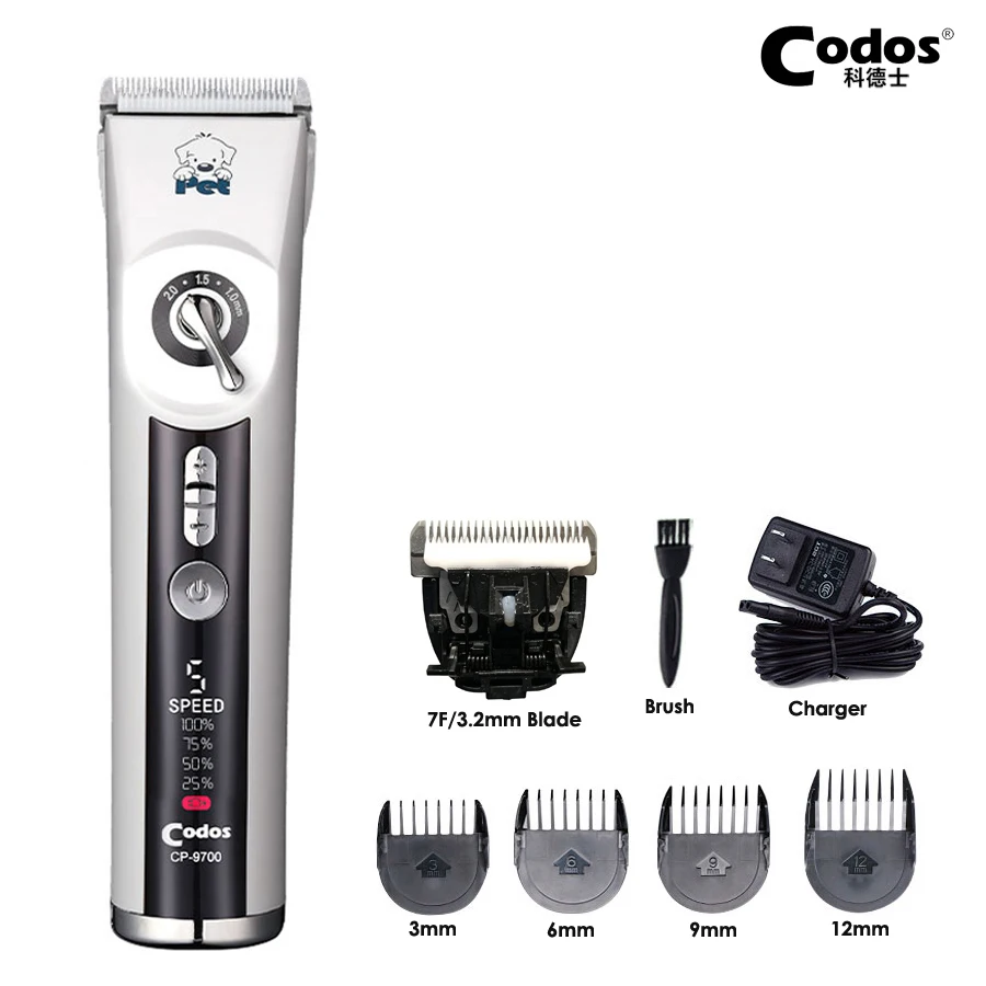 Pet Clipper Dog Hair Trimmer Animals Grooming Rechargeable Cat Shavers Electrical Haircut Machine Codos CP9600 CP9700 CP6800 pet hair trimmer dog hair trimmer dog clipper pet clipper hair trimmer