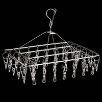 Stainless Steel Windproof Clips Clothespin Laundry Hanger Clothesline Sock Towel Bra Drying Rack Clothes Peg Hook Airer Dryer 2
