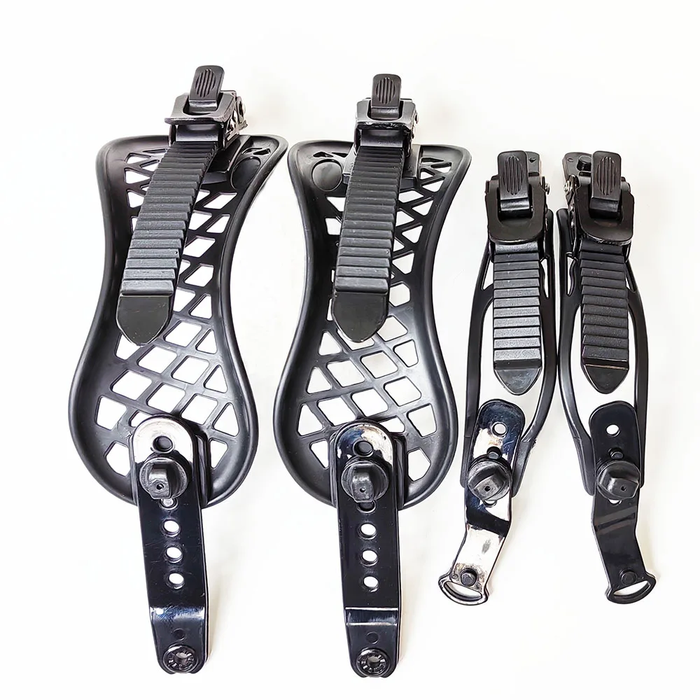 4 Piezas Correas De Tobillo Para Snowboard - Repuesto Fijaciones Esquí Con Tornillos Y Ajuste Cómodo
