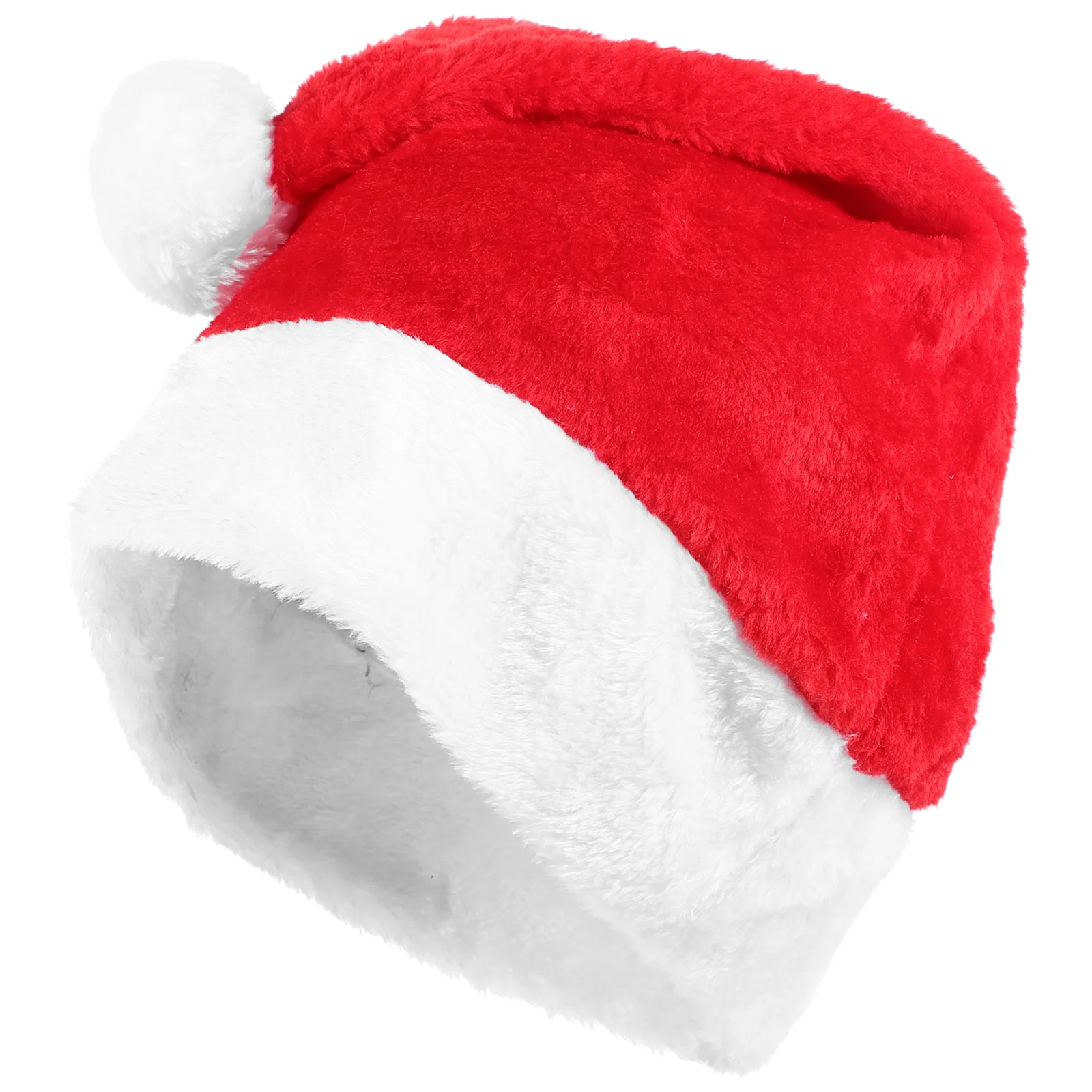 Christmas Ornament Mens Gifts Plush Santa Hat Claus for Warm Hats Props Classic Party Red Caps Adults Miss