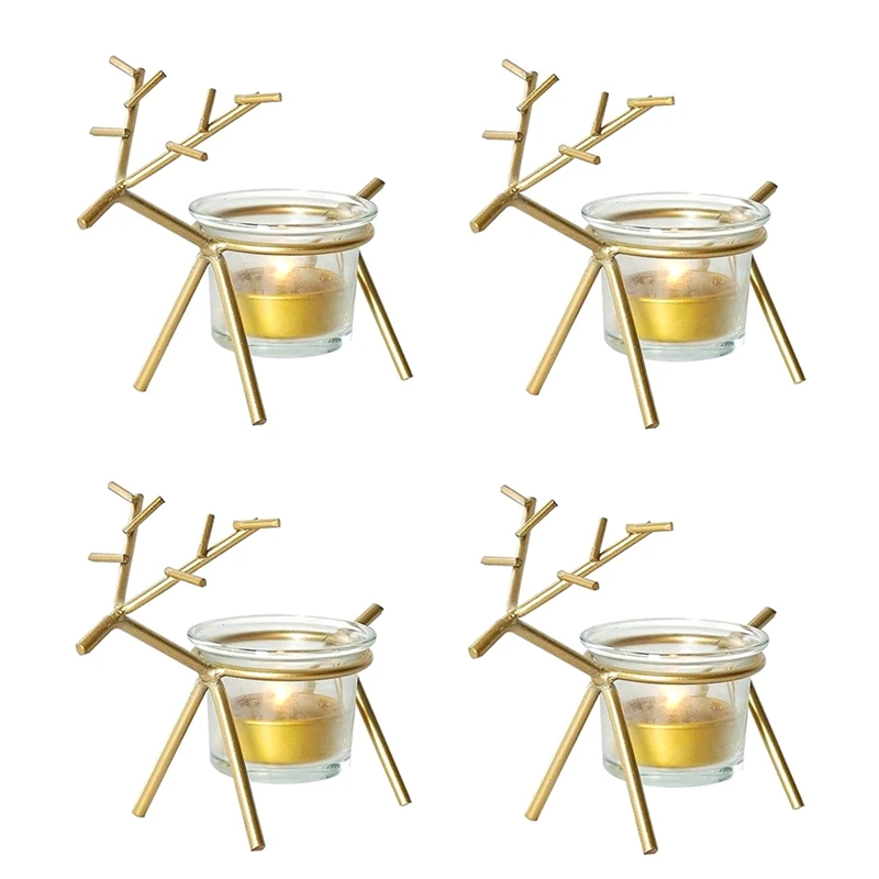 

4PCS Display Candle Stand Centerpiece Candle Holder Candle Holder Minimalist Home Decor