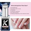KODIES GEL Smart Fiber Base Gel Nail Polish 15ML Clear Milky White Semi Permanent UV Repair Nails Art Fiberglass Varnish Lacquer 4