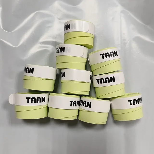10pcs TAAN Tennis Badminton Raquet Overgrip TW800 Matte Dry Sweatband Non-slip Breathable Fishing Rod Handle Glue