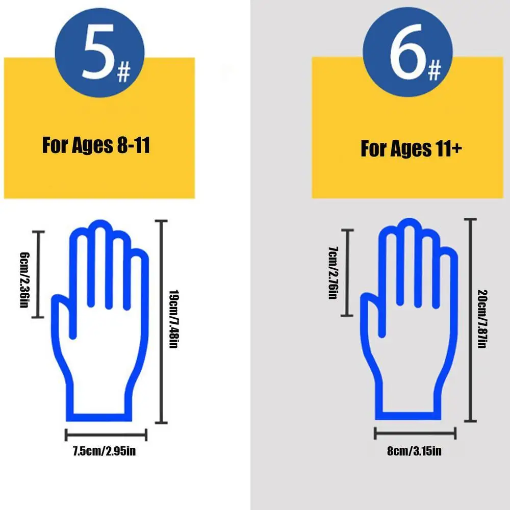 Kids Gloves Durable Waterproof Garden Work Non-Slip Portable Children Safety Yard Work Gloves Gardening Gloves Garden Supplies 6