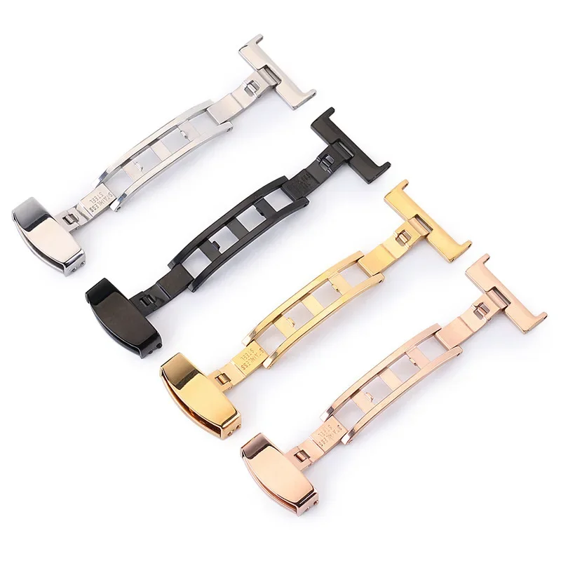 Stainless Steel Butterfly Clasp Deployment Buckle