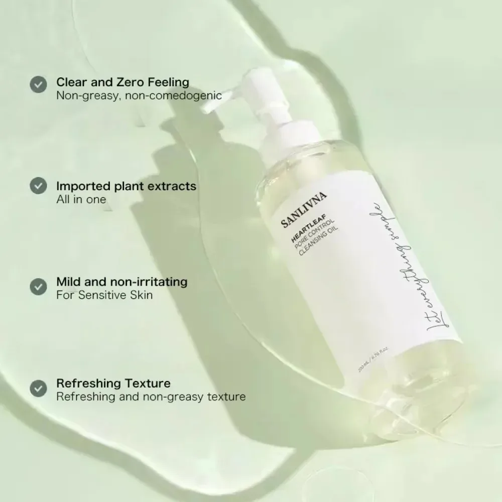 Korean Heartleaf toner cleansing oil quercetin pore soothing essence peach essence skin care products facial essence skin care set