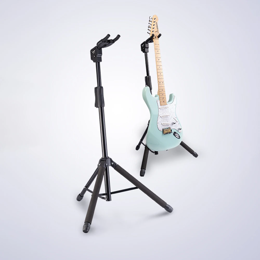 Support guitare tripode Pour Guitares Folk Acoustique Electrique Bass.