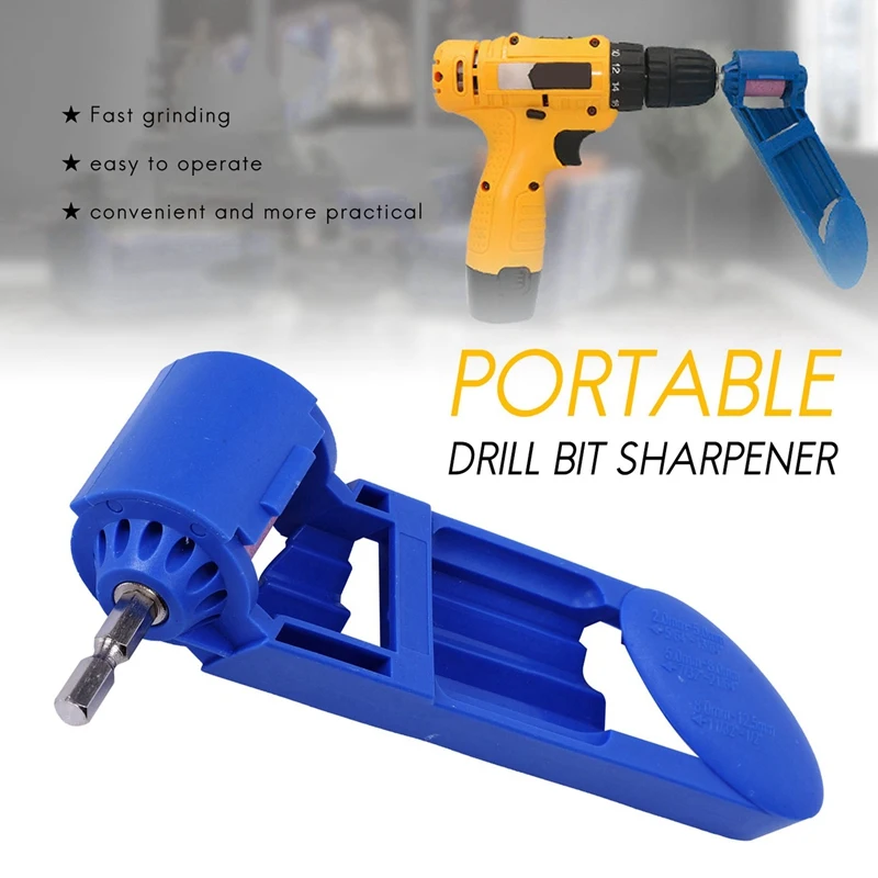 2-12.5Mm Drill Bit Sharpener Corundum Grinding Wheel Portable Powered Tool For Drill Polishing Wheel Drill Bit Sharpener