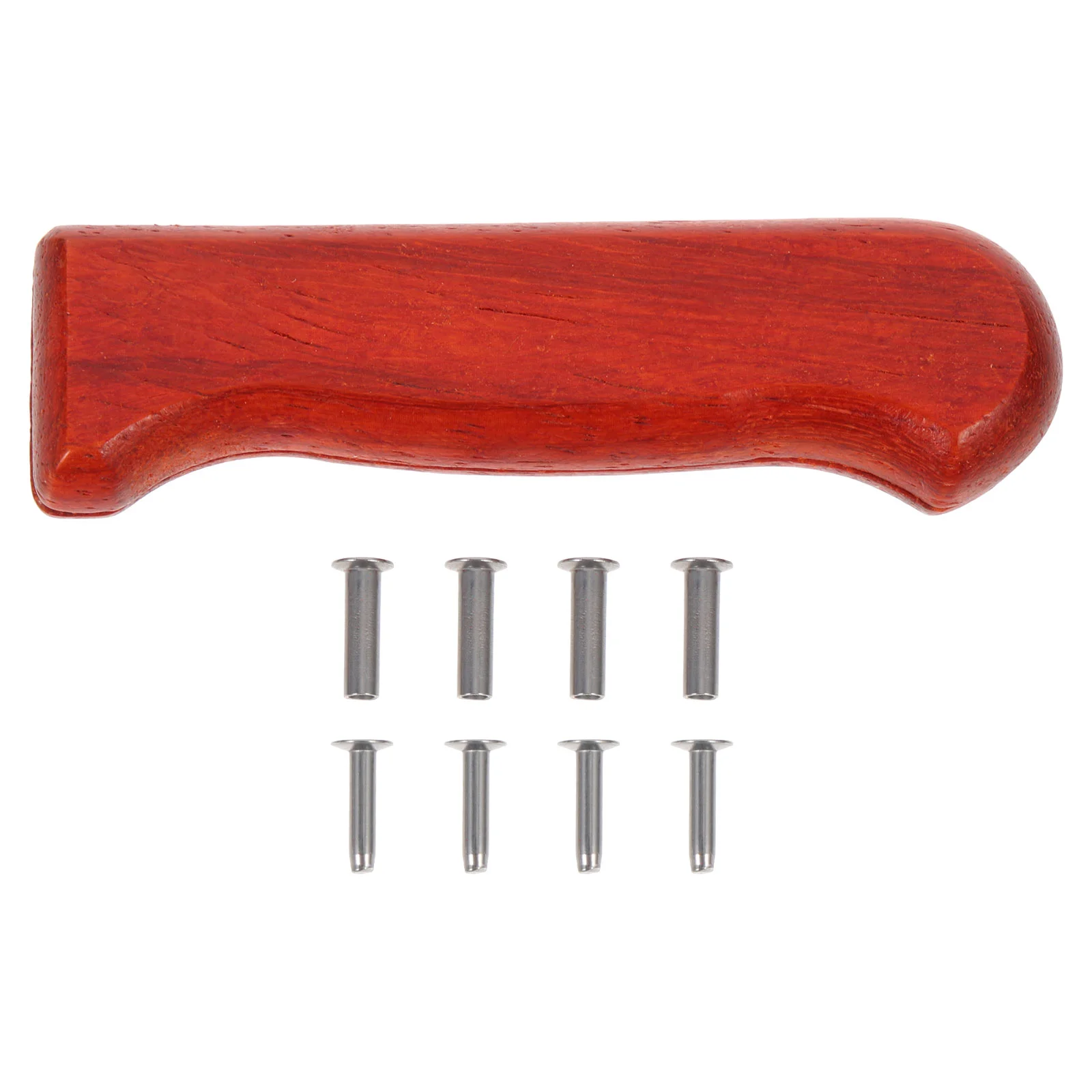 

Handle Grip Knife Replacement Kitchen Chef Making Hand Repair Wooden Replaceable Chopping Supply Practical Knives Scales Rivets