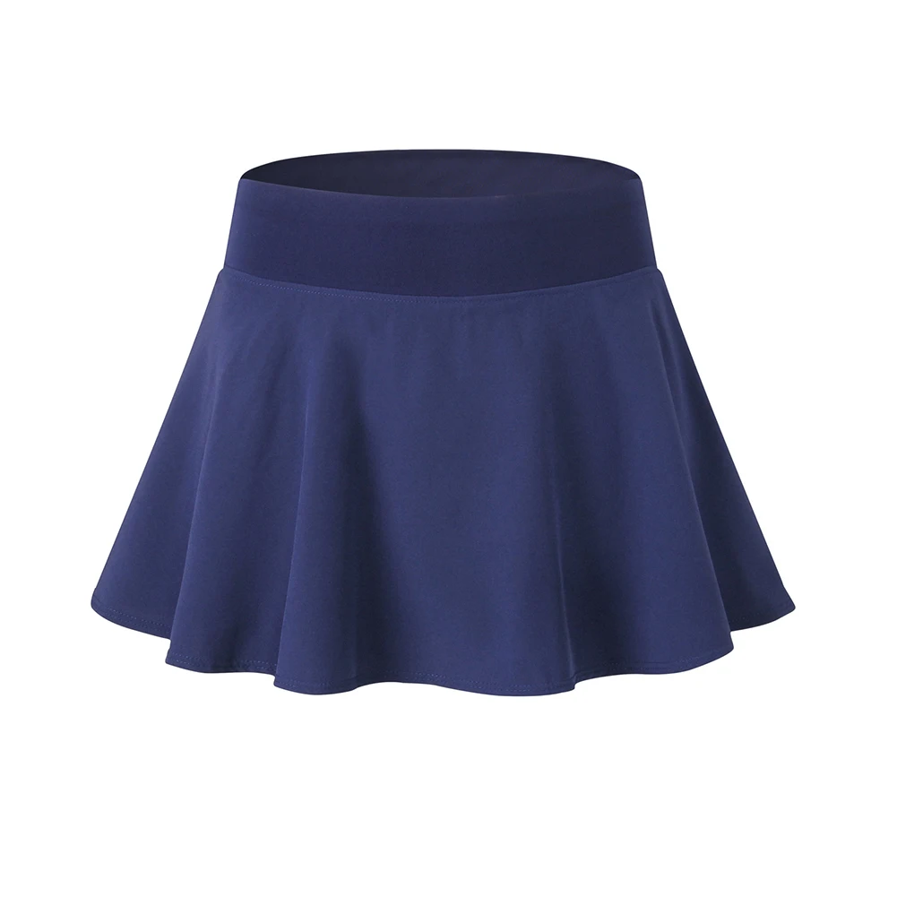 

Women Tennis Sport Skirt Quick Drying Anti Glare Solid Color Pleated Summer Active Yoga Dance Short Mini Skirts Female Clothing