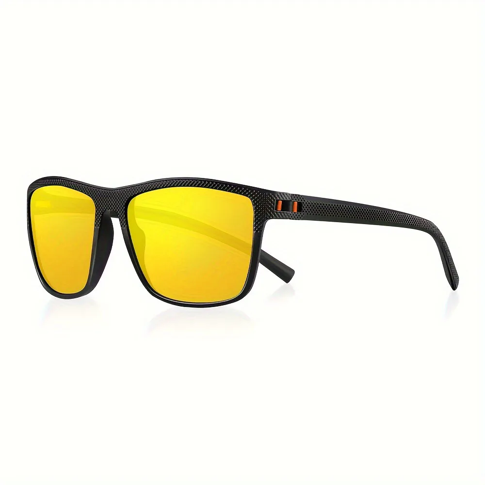 CRIXALIS Herren-Sonnenbrille, Nachtsicht, quadratisch, für Sport, Radfahren, Fahren, Outdoor, Sonnenbrille, Damen, Herren, Antireflexbeschichtung, UV400 – Detail 10