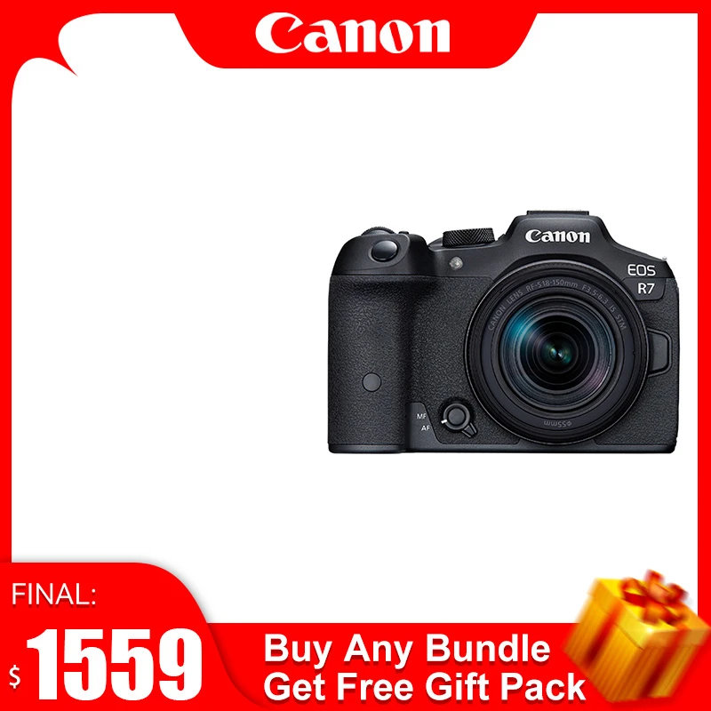 Canon eos r7 APS C flagship profissional mirrorless câmera digital de ...