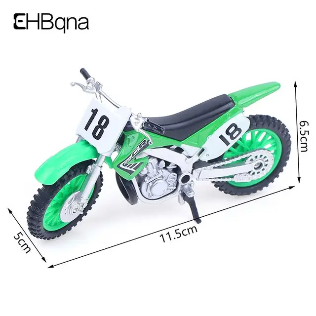 Simulated Alloy Motocross Motorcycle Model 1:18 Toy Adventure Imulation Alloy Motorcycle Model Home Decoration Kids Toy Gift 6