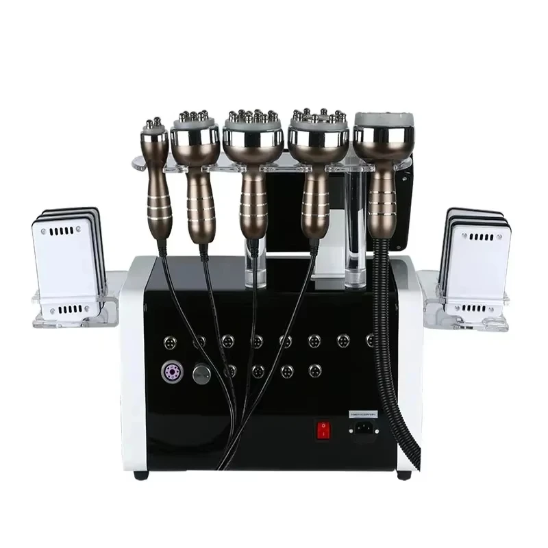 6 in 1 40K Ultrasonic Cavitation Body Sculpting Cavitation Vacuum Rf Cellulite Reduction Machine 5