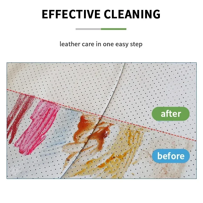 Leather Cleaner Car Cleaning Agent Multi Purpose Foam Cleaner Car Interior Leather Foam Cleaner Rust Remover Cleaning Car Seat Interior Accessories Home Foam Spray