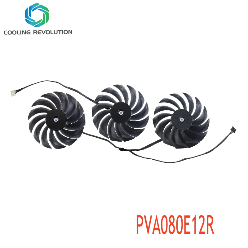 Placa Gráfica para o Colorido Igame Geforce Rtx 3090 3080 3070 Vulcan oc Pva080e12r Dc12v 0.5a 4pin fã da