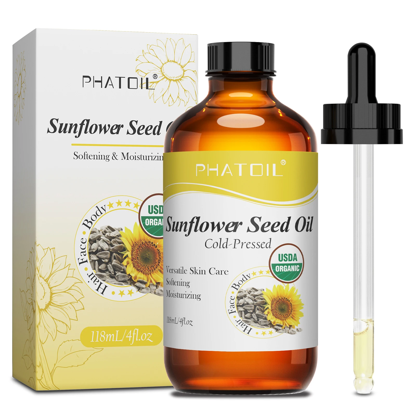 PHATOIL Rosehip Seed Oil - Organic Moisturizing Elixir