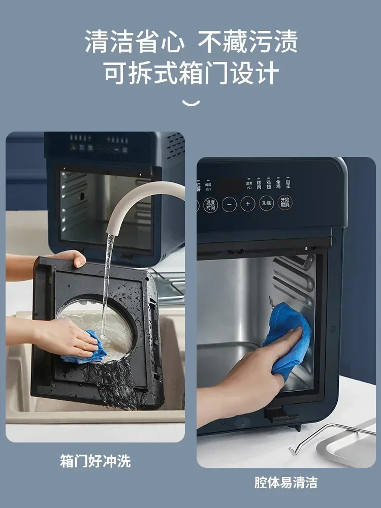 Air fryer new home large capacity oven fully automatic oil-free fryer transparent visual multi-function baking 2