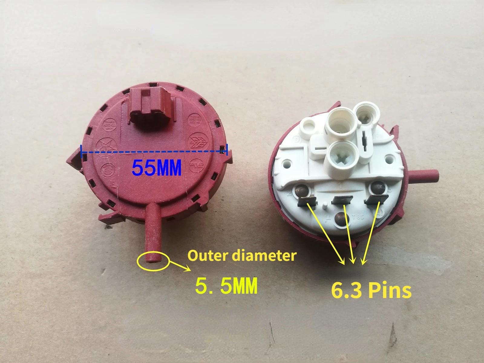 1PCS for Dishwasher Water Level Sensor C 175/17 D01 Washer Water Level