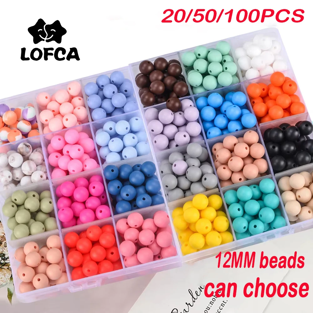 12MM Silicone Round Beads 20/50/100pcs Choose Jewelry Making To Make Bracelets DIY Keychain Necklace Jewelry Accessories silicon beads silicone beads beads for jewelry making jewelry accessories