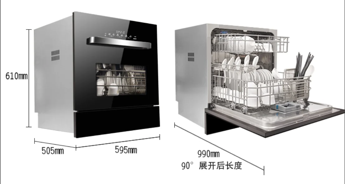 Avaplatos Factory Direct Sale Hood Type Dishwasher Home Dish Washer With Cheapest Price Washing Dishes Machine 2