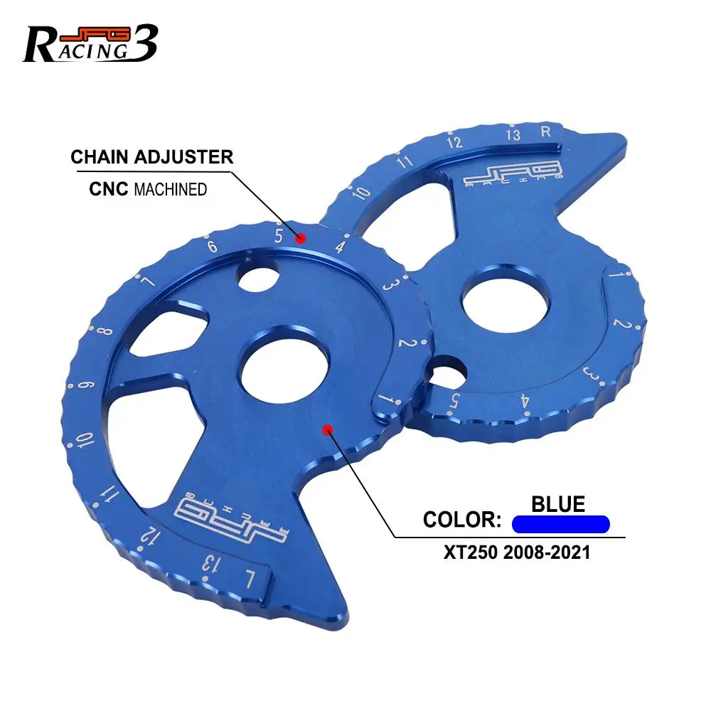 Regolatore Catena Cnc Moto Per Yamaha Tw200 2005-2021 Xt250 2008-2021 Xt225 2005-2021 Tw 200 Xt 225 250