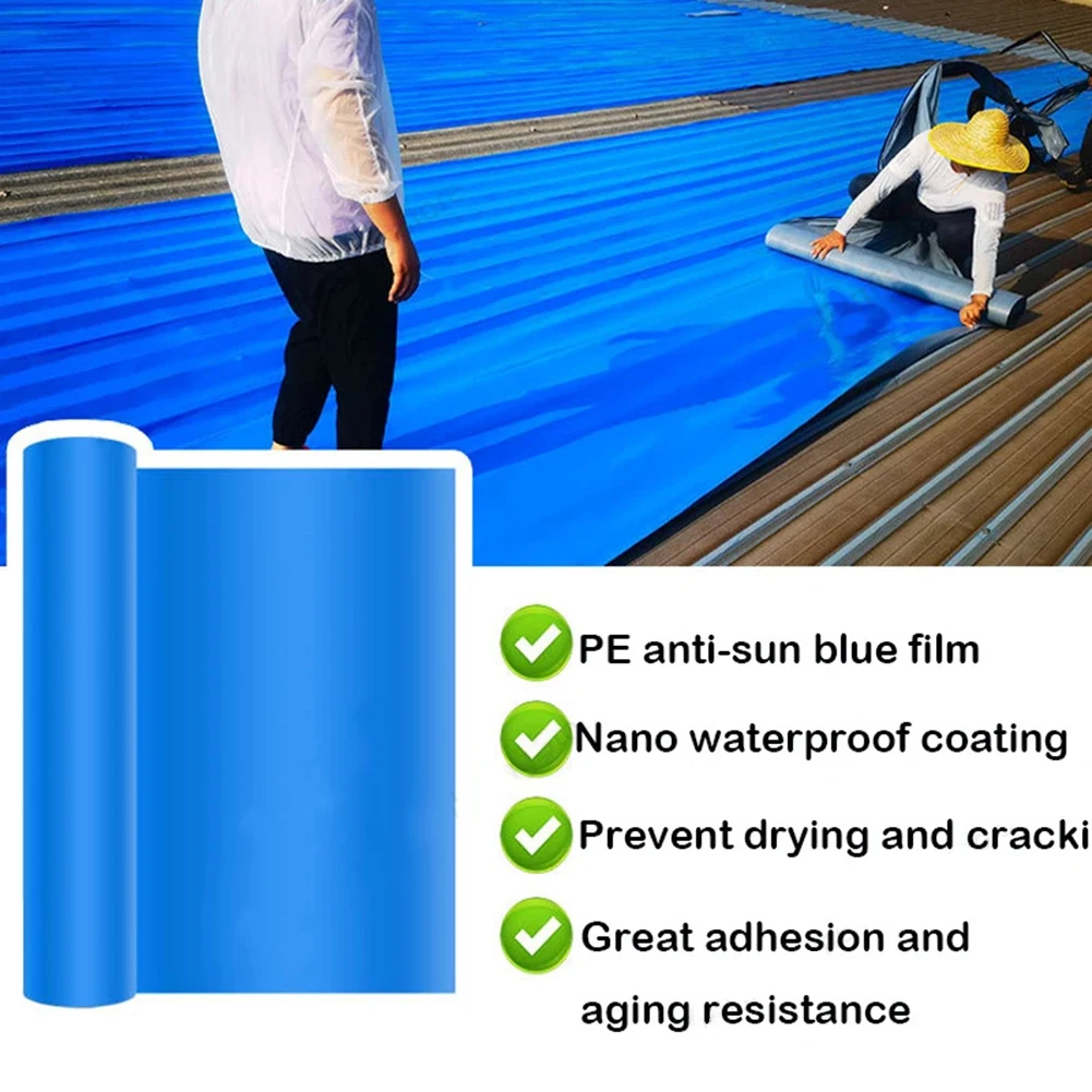 

1 Roll Waterproof Heat Insulation Tape Roof Leakproof Repair Adhesive Tape Wall Crack Resistance Self-adhesive Fix Tape
