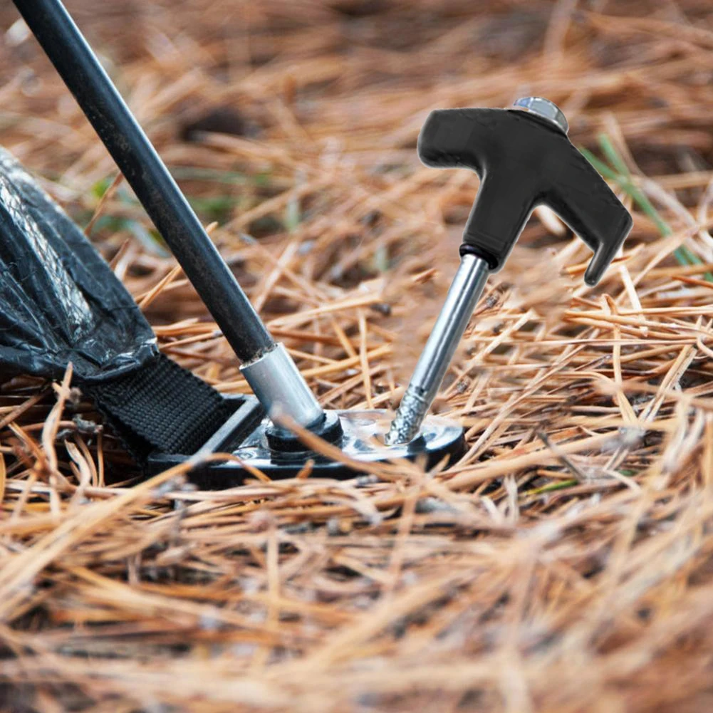Stakes Ground Anchors 24Pcs Screw In Tent Stakes with Hex Socket Camping Tent Ground Nail Heavy Duty Pegs