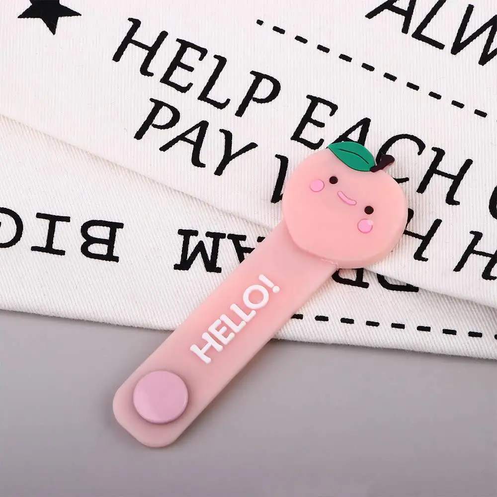 Holder Headphone Storage Cord Wrap USB Cable Storage Cable Organizer Silicone Winder Data Line Protector Clip Bookmark