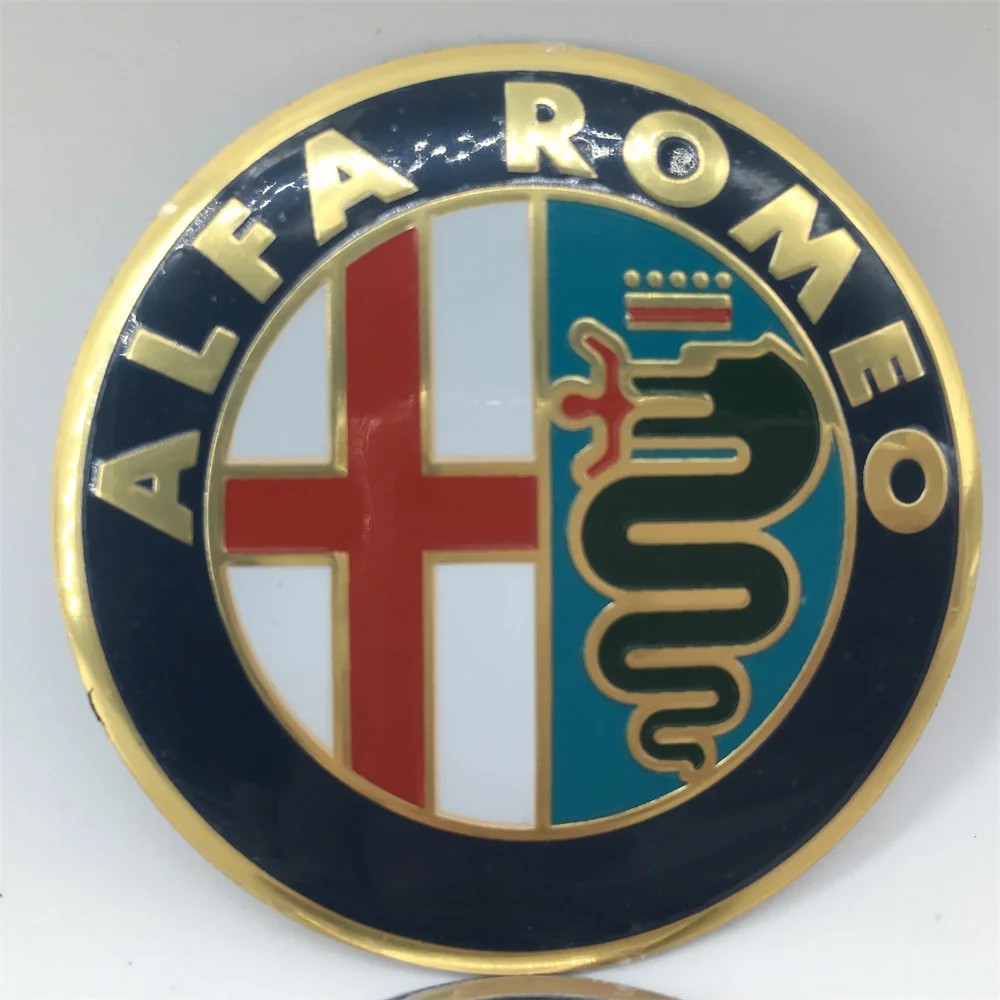Set of 4 Premium Wheel Center Hub Cap Stickers - 6 Color Options, 40mm-60mm, Customized Auto Accessories