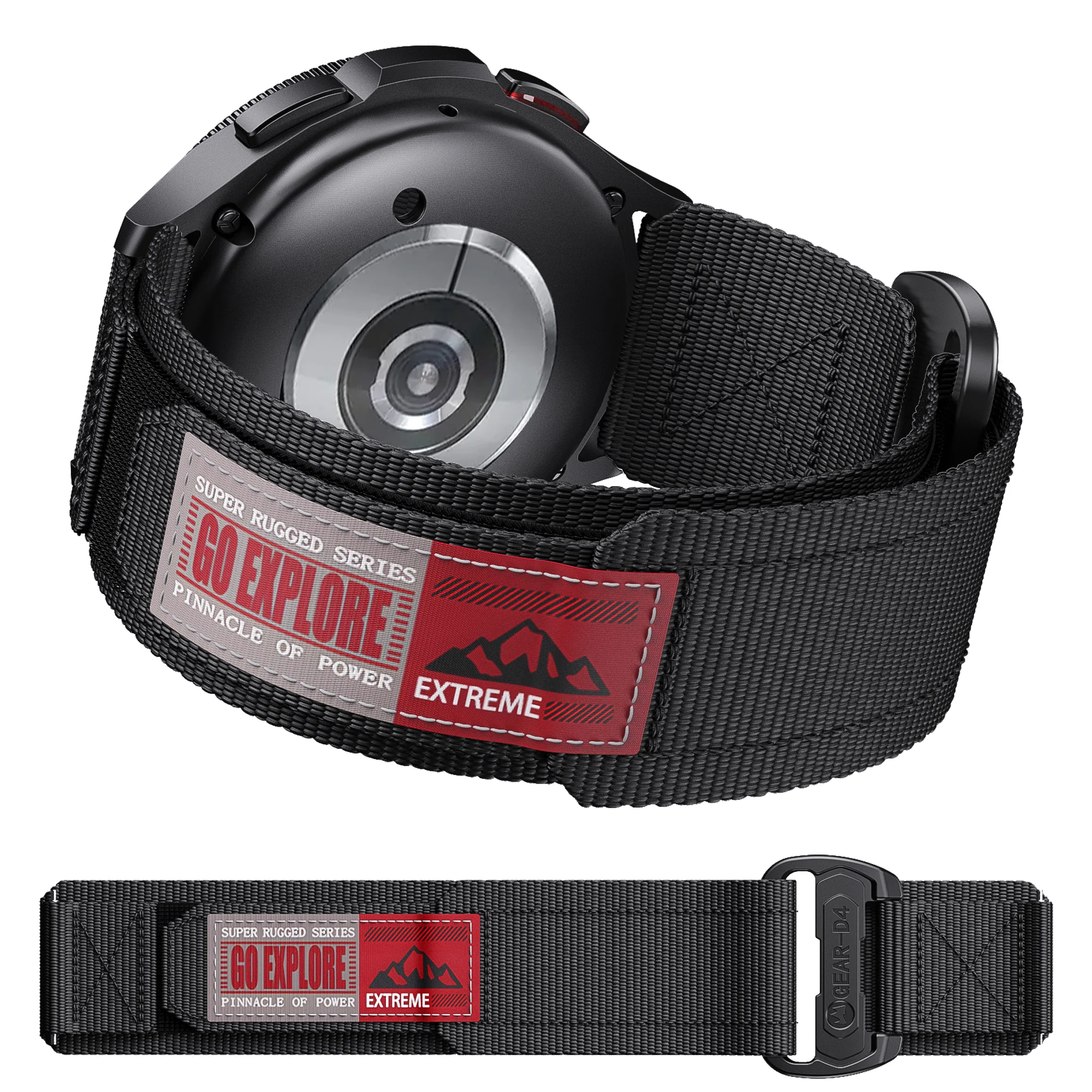 Nylon Watch Strap - 20mm/22mm Adjustable Band Bracelet