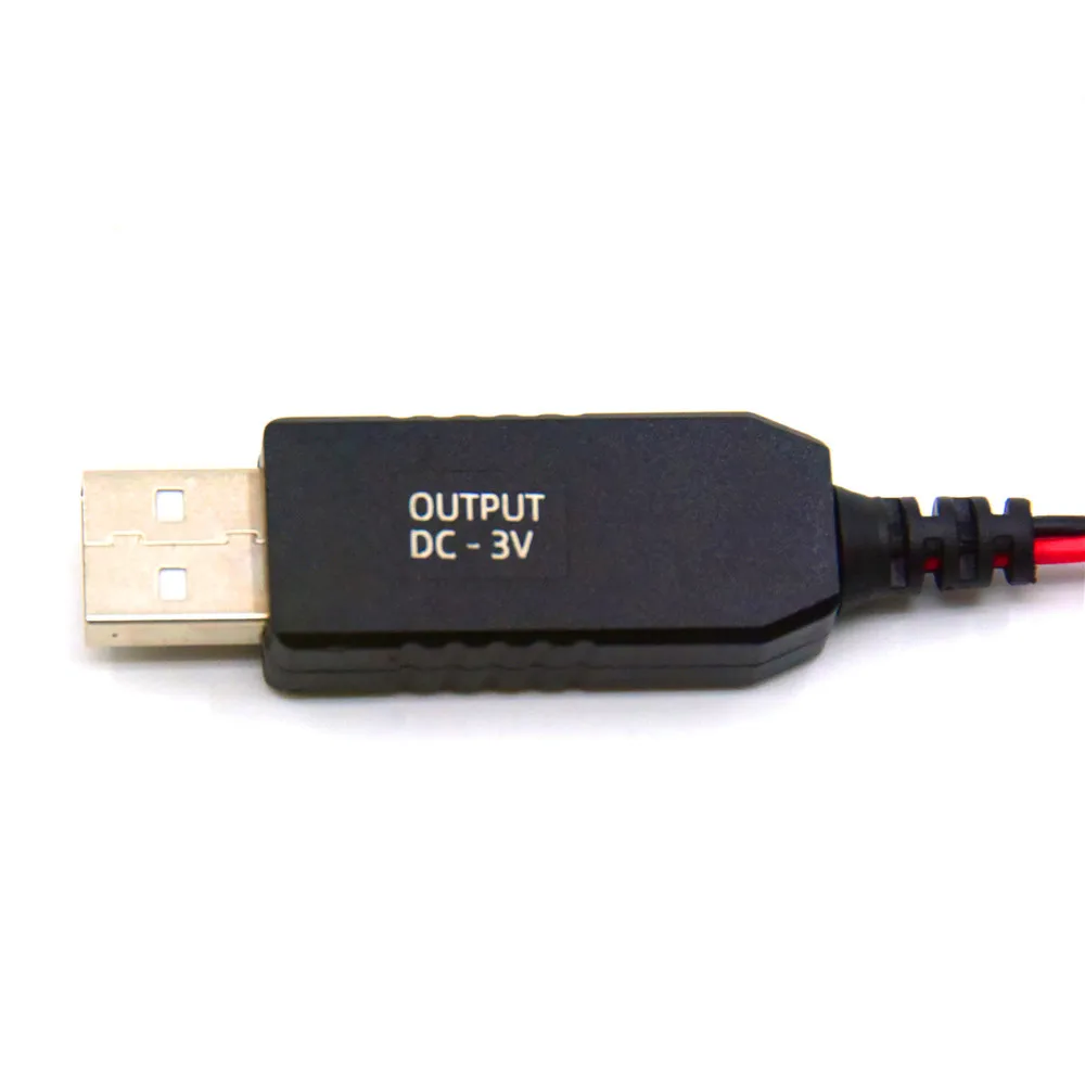 AA AAA LR3 LR6 Battery Eliminator USB 5V to 3V Clip Cable Converter Power Adapter Cord For Games Remote Control Toys battery eliminators