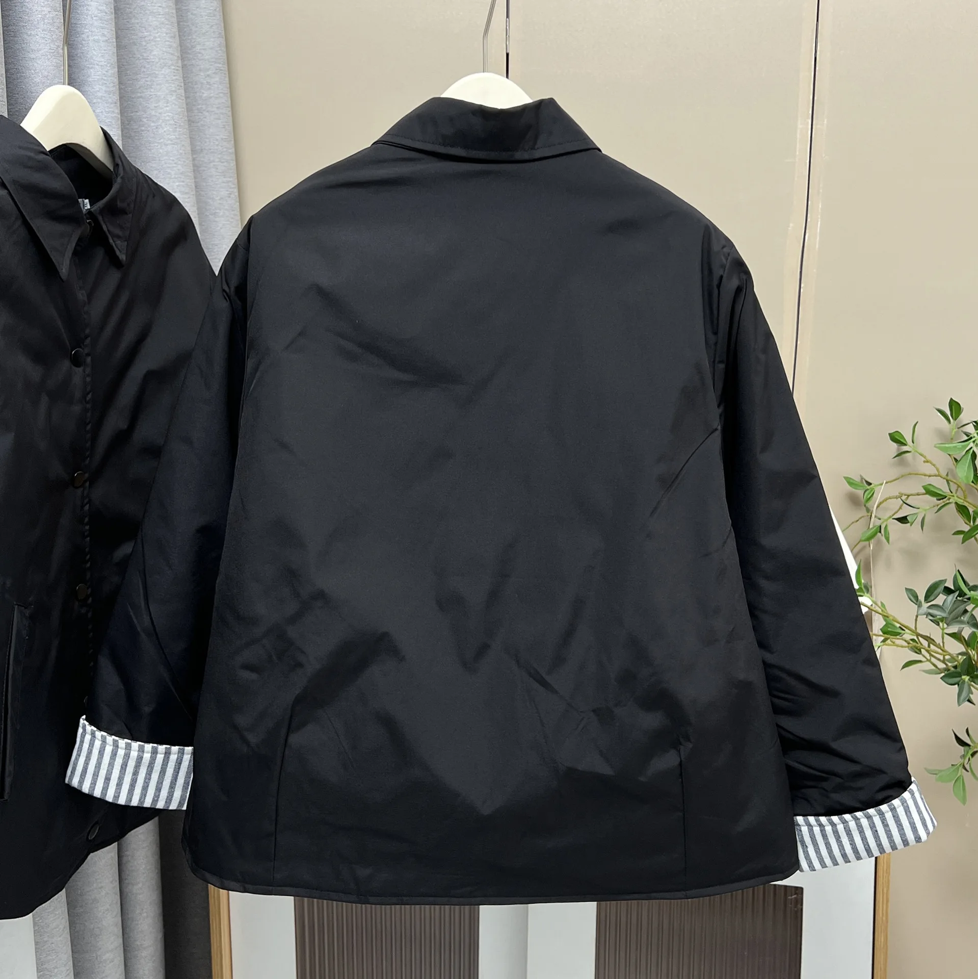 XXXXL Fashion Plus Size Women's Parkas New Winter Style Simple And Elegant Shirt Collar Padded Jacket Versatile And Warm Coats