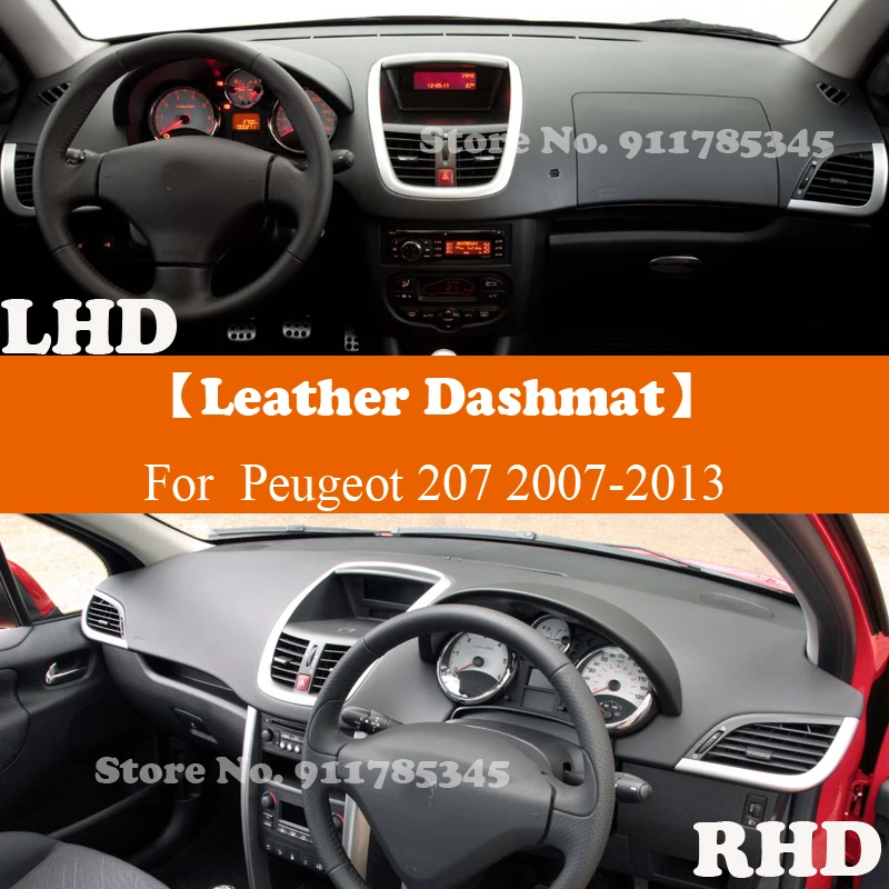 Leather Dashmat Dashboard Cover Pad Dash Mat Car Accessories For