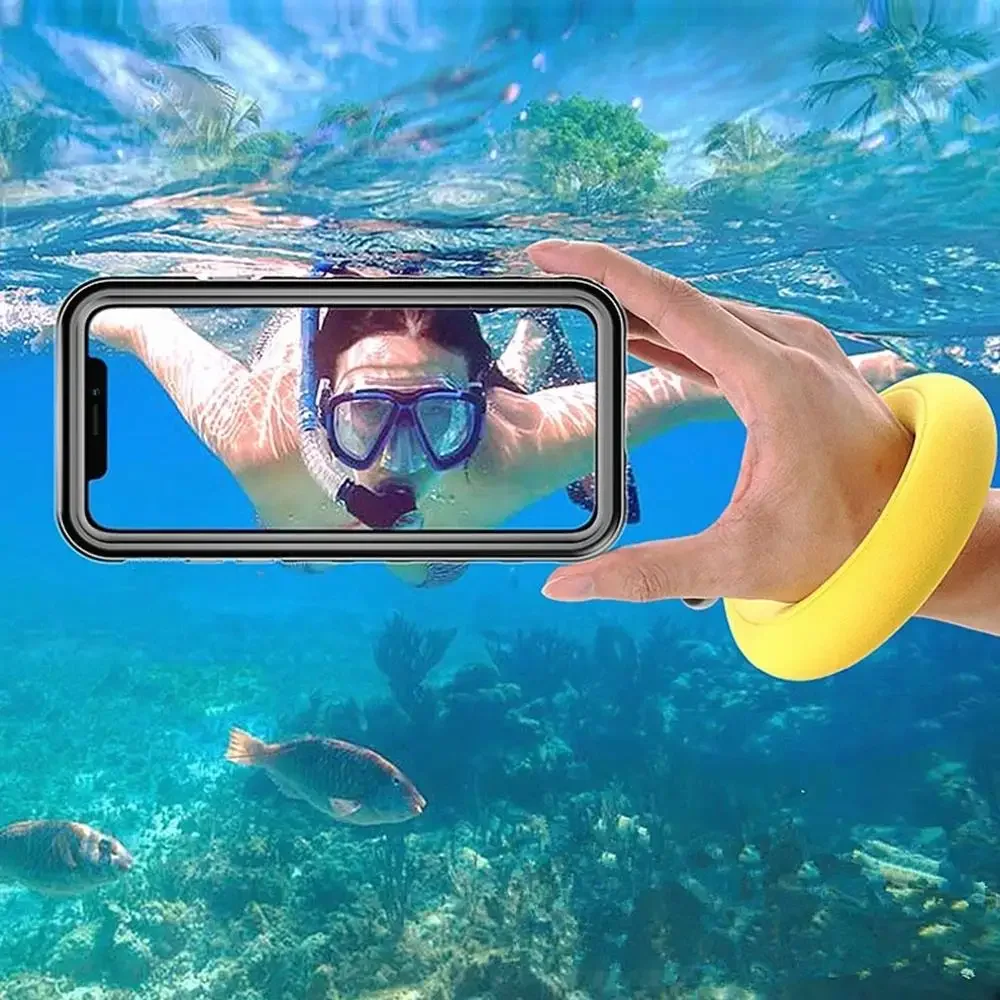 IP68 Waterproof For Macsafe Case For IPhone 15 Pro Max 14 Plus Diving 2M Depth Underwater Swim Outdoor Sports Magnetic Cover