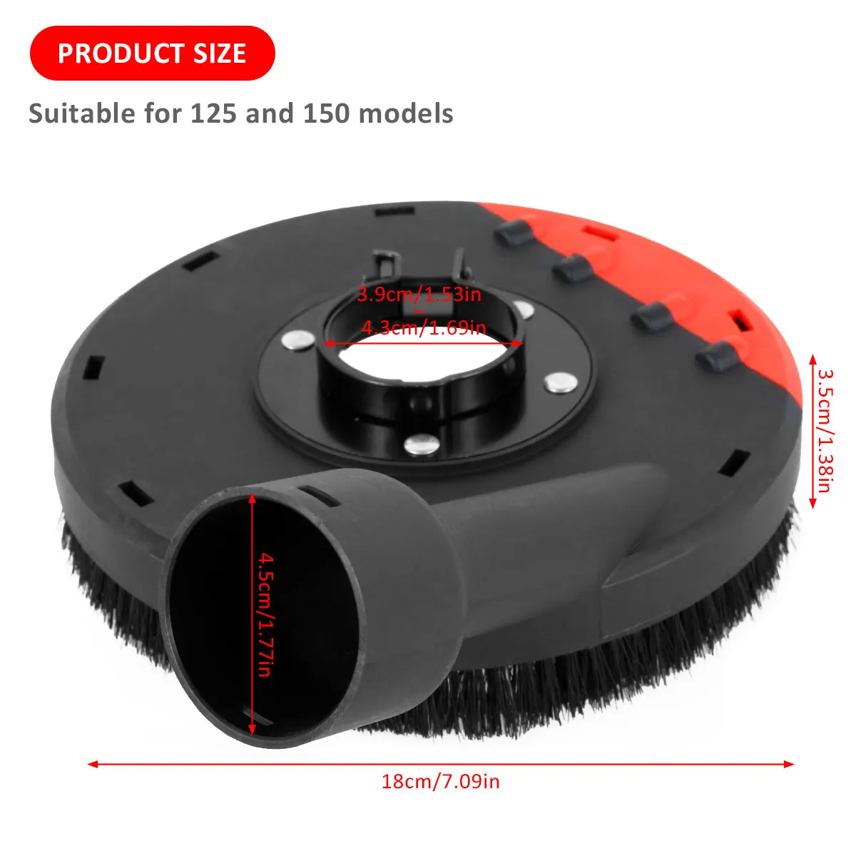 Durable Angle Grinder Dust Shroud Cover for Professional Surface Grinding