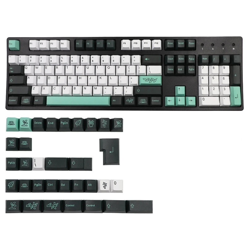 

137-клавишная механическая клавиатура PBT Keycap Garden Theme Cherry DYE-Sub