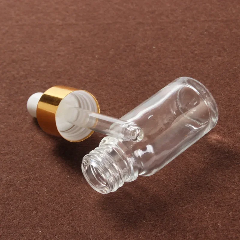 14pcs 30/50ml Essential Oil Glass Aromatherapy Perfume Liquid Brown Empty Dropper Bottle Massage Refillable Pipette Bottle